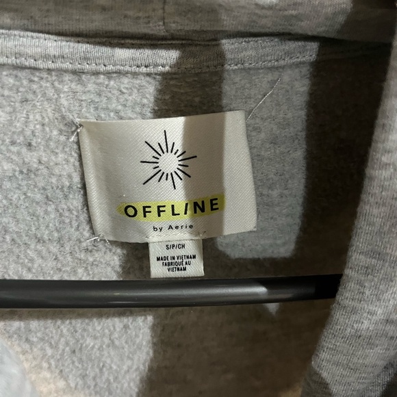 OFFLINE OTT CROPPED FLEECE HOODIE - Picture 3 of 4